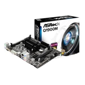 ASROCK Q1900M Mainboard mit integrierter Intel CPU - D