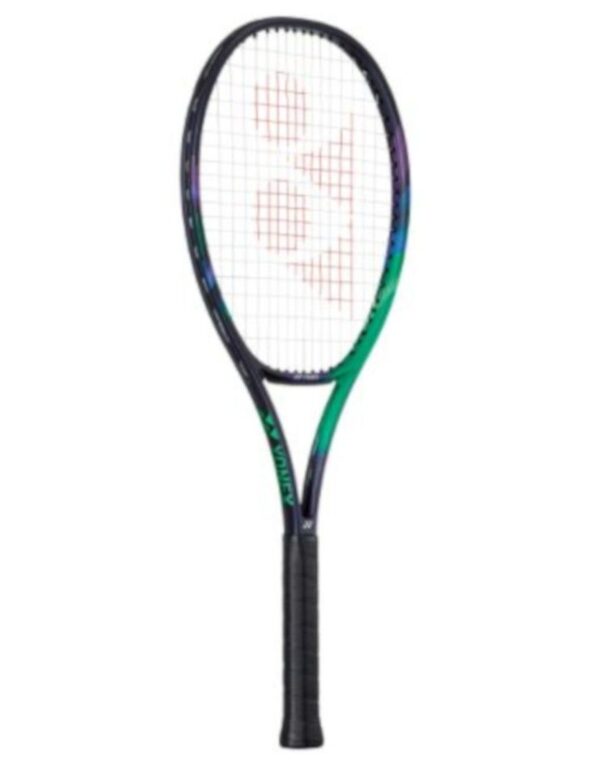 Yonex VCORE Pro 100 300 Tennisracket unbesaitet in Grün/Lila