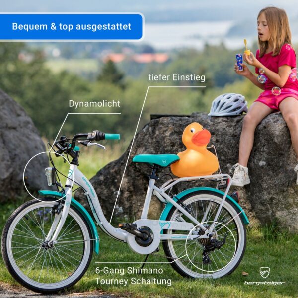 Bergsteiger Atlantis 20 Zoll Kinderfahrrad für 6-11 Jahre, 24 Zoll - Image 4