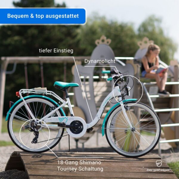 Bergsteiger Atlantis 20 Zoll Kinderfahrrad für 6-11 Jahre, 24 Zoll - Image 13
