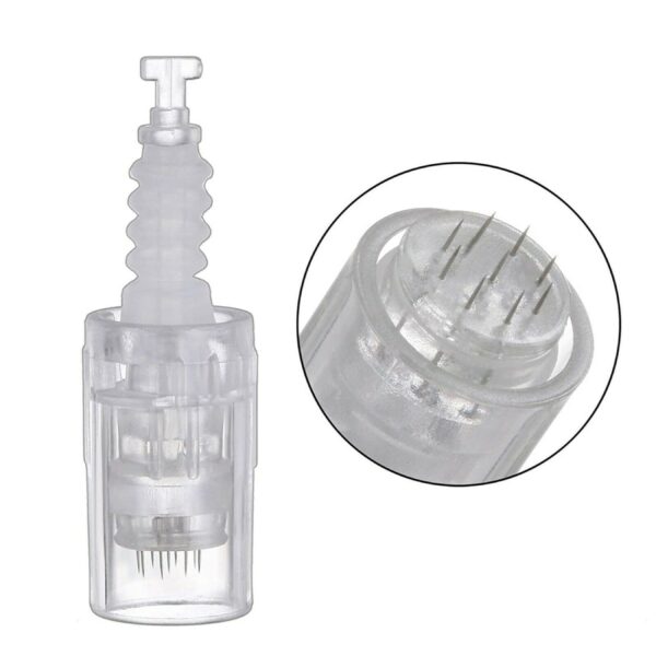 Microneedling Ersatzköpfe für Dermapen Bajonett Port 9 bis Nano Nadeln - Image 1