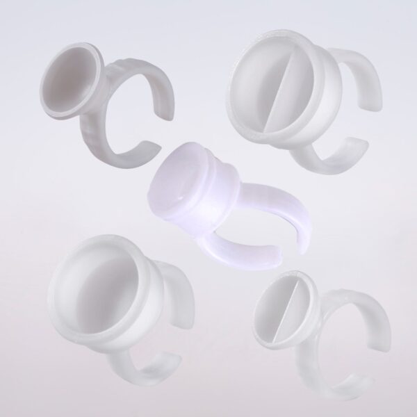 Permanent Makeup Wimpernverlängerung Microblading Einweg Fingerring Set
