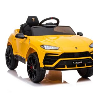 Lamborghini Urus 12V Elektroauto für Kinder - Gelbes Sportwagenfahrzeug