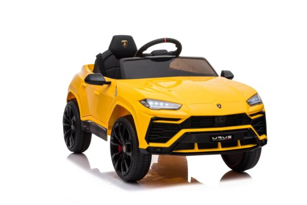 Lamborghini Urus 12V Elektroauto für Kinder - Gelbes Sportwagenfahrzeug