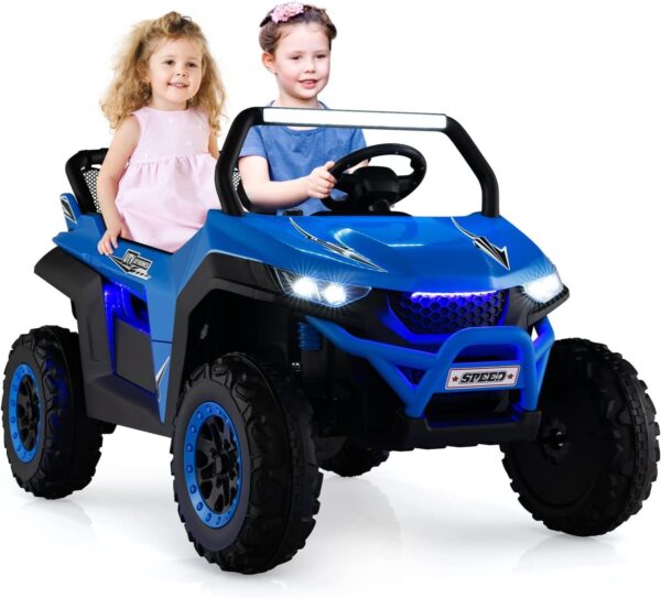2-Sitzer Kinderauto mit Fernbedienung, 12V UTV, Musik & Scheinwerfer - Image 13