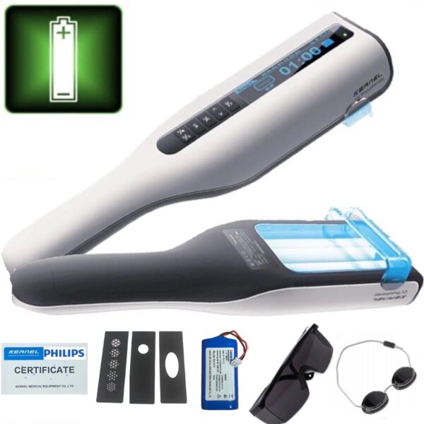 UVB 311nm Lichttherapie Lampe mit 2x 9W Philips - Effektive Hautbehandlung