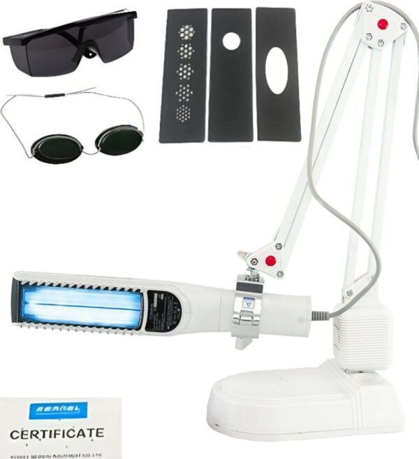 Kernel KN-4003BL2 UVB Lampe mit Ständer für Vitiligo, Ekzeme & Psoriasis