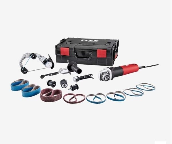 Flex BRE 8-4 INOX Rohrbandschleifer Set mit Bandfeile im Koffer 453463