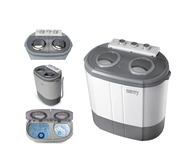 B-WARE JUNG CAMRY CR8052 Mini Waschmaschine für Camping & Reisen