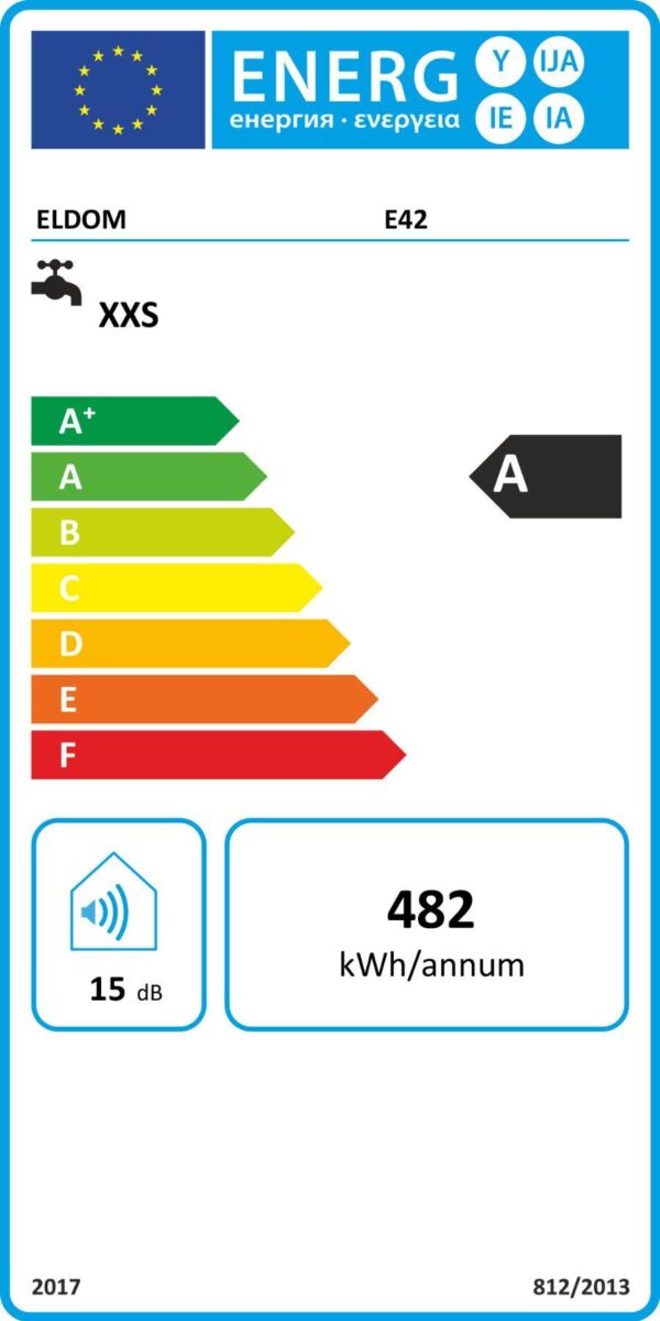 Eldom 3,5 kW Klein Durchlauferhitzer mit Einhebelmischer und Stecker - Image 3