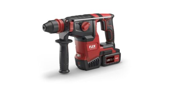 Flex 18 V Akku Set DD 4G, LBE 125, CHE 2-26 - 3 x 5,0 Ah Akku - Image 6