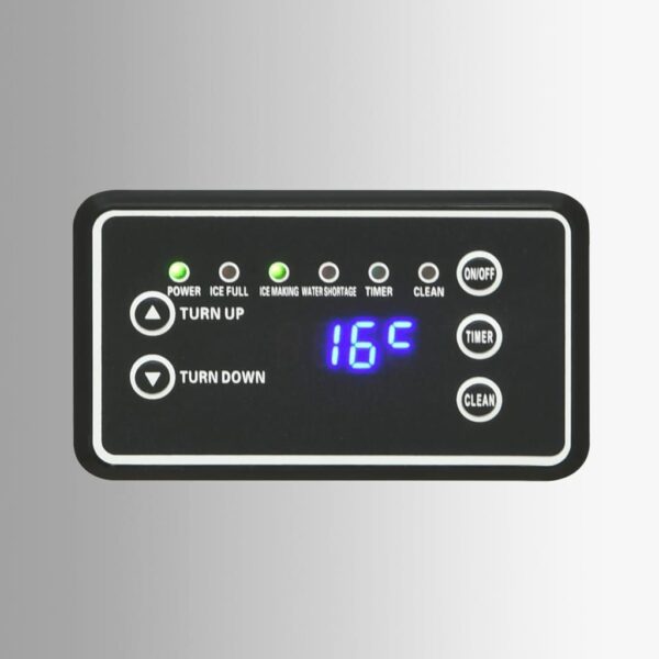 vidaXL Eiswürfelmaschine Silber - 45 kg Eisproduktion pro Tag - Image 6