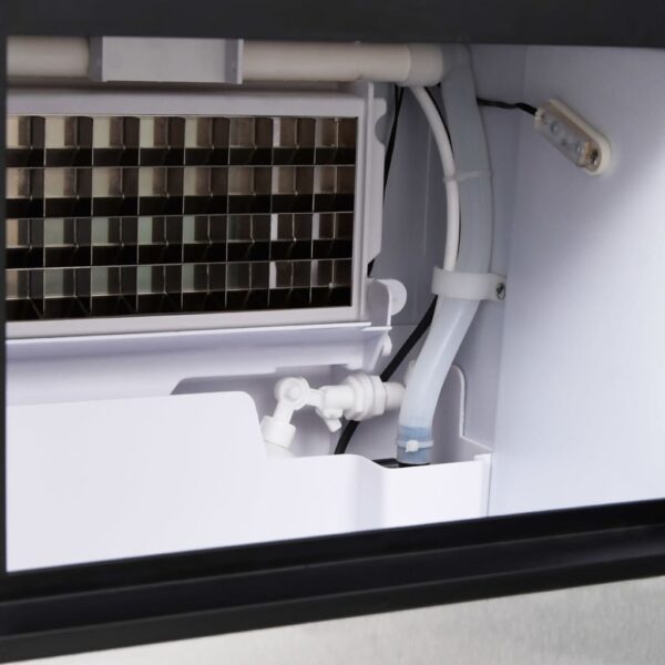 vidaXL Eiswürfelmaschine Silber - 45 kg Eisproduktion pro Tag - Image 7