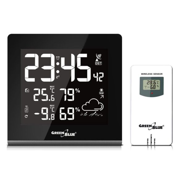 GreenBlue GB151 Multicolor Wetterstation mit Farbdisplay für präzise Wetterdaten - Image 1