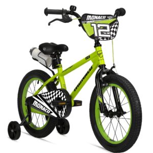Bergsteiger Monaco 12 Zoll Kinderfahrrad für 3-4 Jahre mit Stützrädern