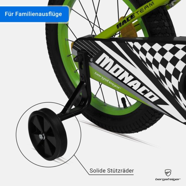 Bergsteiger Monaco 12 Zoll Kinderfahrrad für 3-4 Jahre mit Stützrädern - Image 5