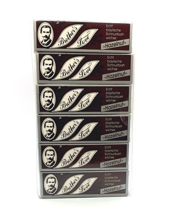 Bartwichse Brother's Love 6 x 10 ml - Bayrische Haselnuss Braun - Image 1