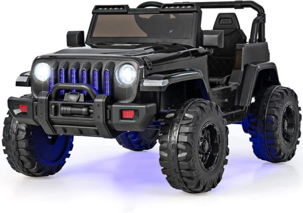12V Kinder Elektroauto 2 Sitzer mit Fernbedienung, MP3 & Musik