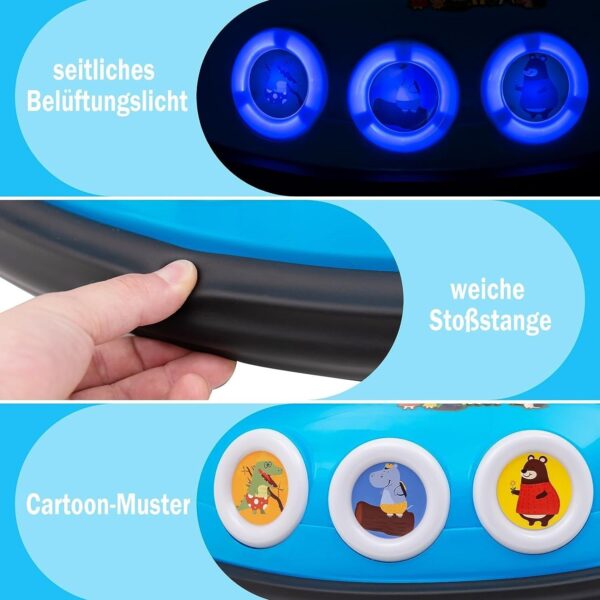 12V Kinder Autoscooter - Elektro Bumper Car mit Musik & Lichtern - Image 4