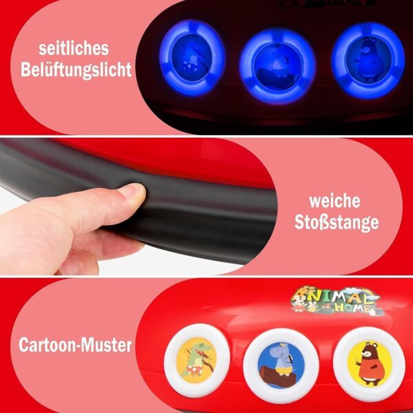 12V Kinder Autoscooter - Elektro Bumper Car mit Musik & Lichtern - Image 10
