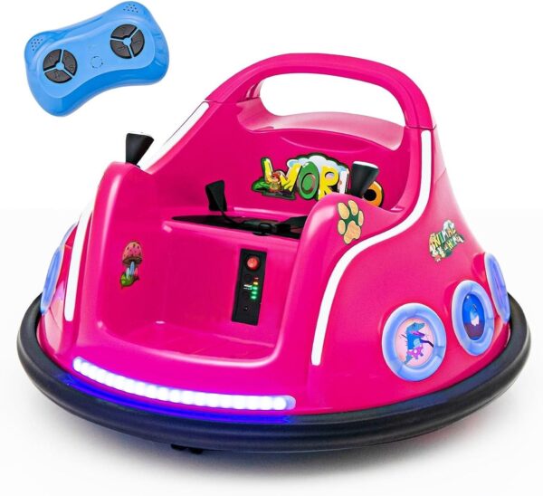 12V Kinder Autoscooter - Elektro Bumper Car mit Musik & Lichtern - Image 13