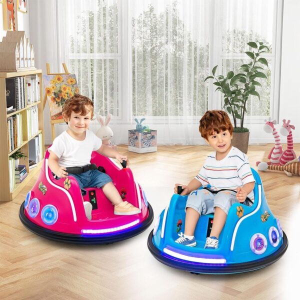 12V Kinder Autoscooter - Elektro Bumper Car mit Musik & Lichtern - Image 14