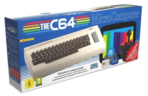 The C64 Maxi Konsole mit 64 Retro Spielen von Commodore