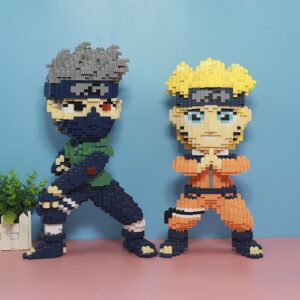 Anime Naruto Bausteine Puzzle Lernspielzeug Gaara Kakashi Sasuke Jiraiya
