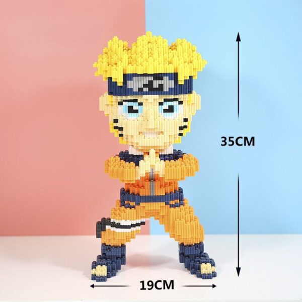 Anime Naruto Bausteine Puzzle Lernspielzeug Gaara Kakashi Sasuke Jiraiya - Image 1