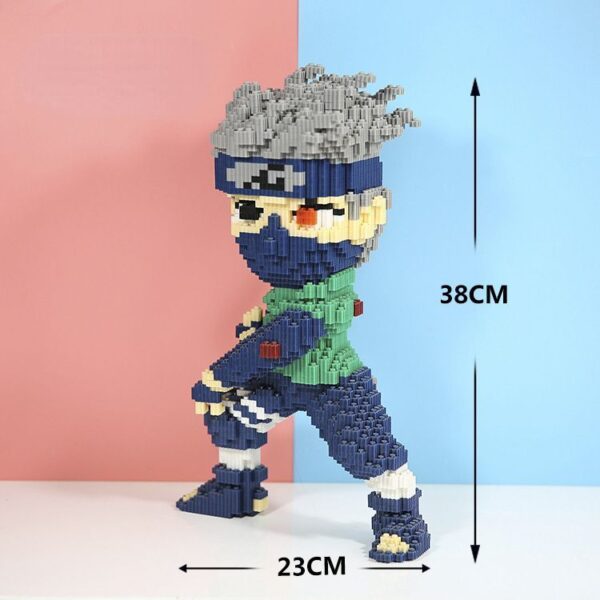 Anime Naruto Bausteine Puzzle Lernspielzeug Gaara Kakashi Sasuke Jiraiya - Image 3