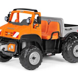 12V PEG PEREGO Taurus Kinder LKW Truck Zweisitzer für Abenteuer