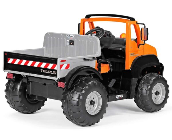 12V PEG PEREGO Taurus Kinder LKW Truck Zweisitzer für Abenteuer - Image 4