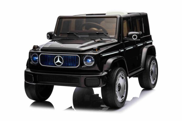 Mercedes G-Klasse EQG Kinder Elektrofahrzeug 12V mit Ledersitz und Gummireifen