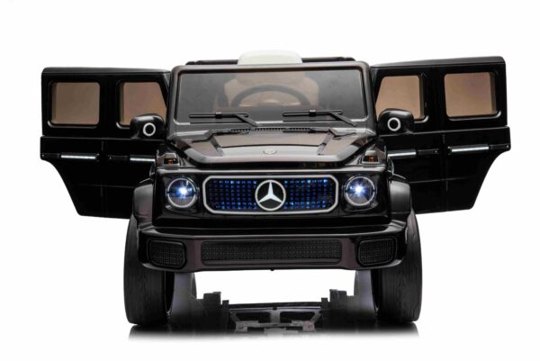 Mercedes G-Klasse EQG Kinder Elektrofahrzeug 12V mit Ledersitz und Gummireifen - Image 4