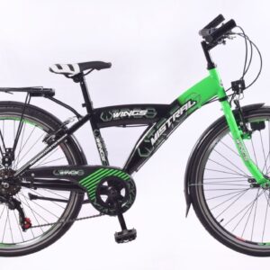 24 Zoll Kinderfahrrad Mistral GRÜN für Jungen - City Bike Rad