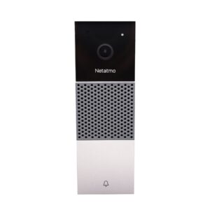 Netatmo Smart Video Doorbell - Smarte Videotürklingel Kamera in Schwarz/Silber