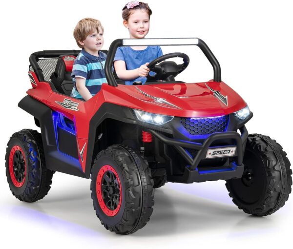 2-Sitzer Kinderauto mit Fernbedienung, 12V UTV, Musik & Scheinwerfer - Image 17