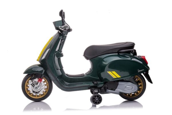 Elektro Kinder Motorrad Vespa Sprint 1x25W 6V 4Ah - Lizenziertes Spielzeug - Image 4