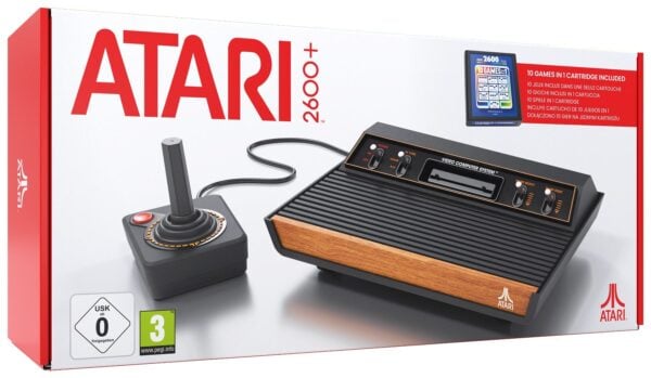 Atari 2600+ Retro Konsole mit Joystick und 10 Spielen kaufen
