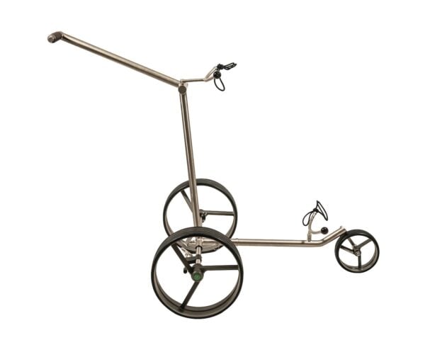 Fasan matt® Golf Trolley aus Edelstahl, klappbar und zerlegbar in Titan-Optik - Image 2