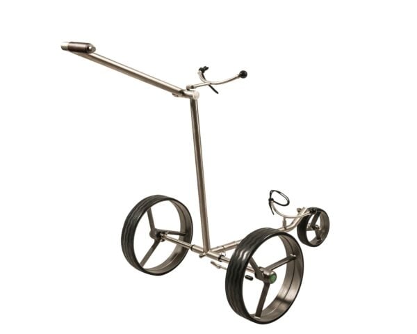 Fasan matt® Golf Trolley aus Edelstahl, klappbar und zerlegbar in Titan-Optik - Image 3