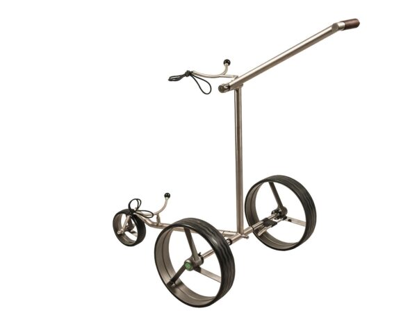 Fasan matt® Golf Trolley aus Edelstahl, klappbar und zerlegbar in Titan-Optik - Image 4