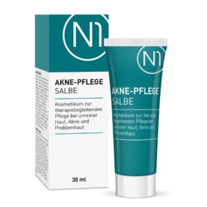 N1 Akne Pflege Salbe 30 ml – getönte antibakterielle Pickelcreme