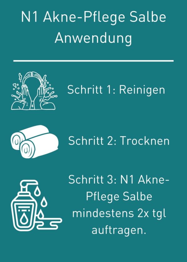 N1 Akne Pflege Salbe 30 ml – getönte antibakterielle Pickelcreme - Image 4