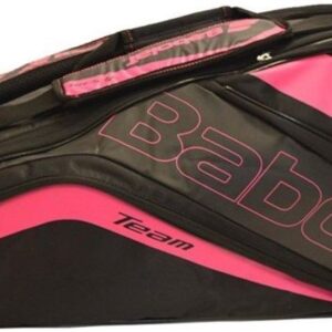Babolat Racket Holder X6 Team Line Tennis Tasche Schwarz/Pink