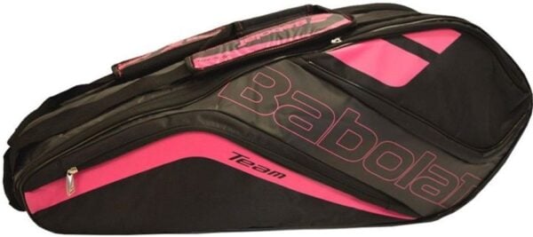 Babolat Racket Holder X6 Team Line Tennis Tasche Schwarz/Pink