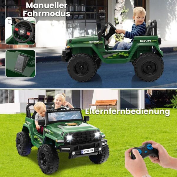 24V Elektroauto für Kinder, 2-Sitzer elektrisches Kinderauto, Spielzeugauto - Image 1