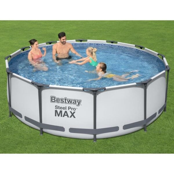 Bestway Steel Pro MAX 366x100 cm Swimmingpool-Set für Garten und Freizeit - Image 1