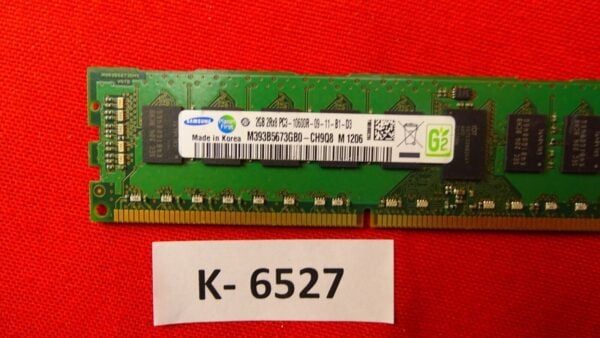 Samsung 2GB DDR3 ECC RAM 2Rx8 PC3-10600R M393B5673GB0-CH9Q8 Server - Image 1