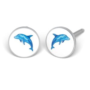 STUDEX Delphin Ohrstecker - Medizinische Erstohrstecker für Kinder